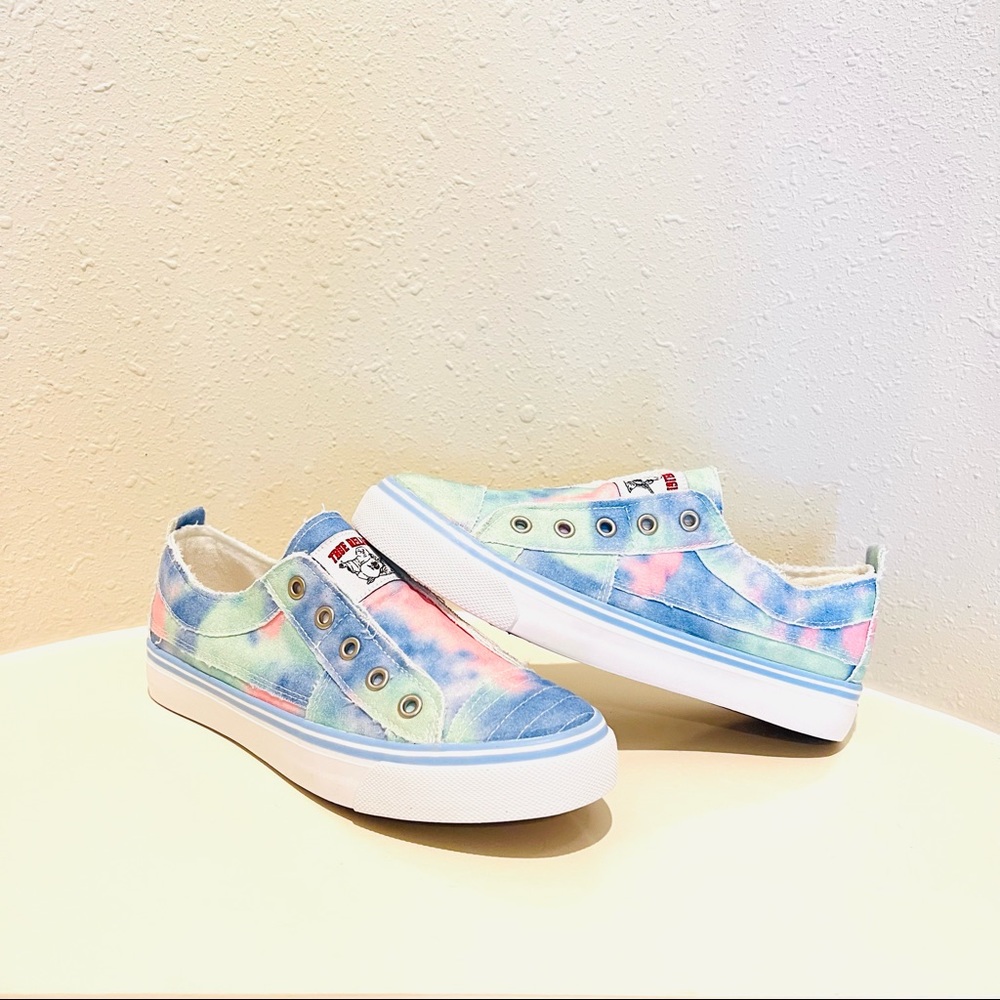 True Religion Women’s Tie Dye  Print Korey Slip On Sneakers Size 8 NEW